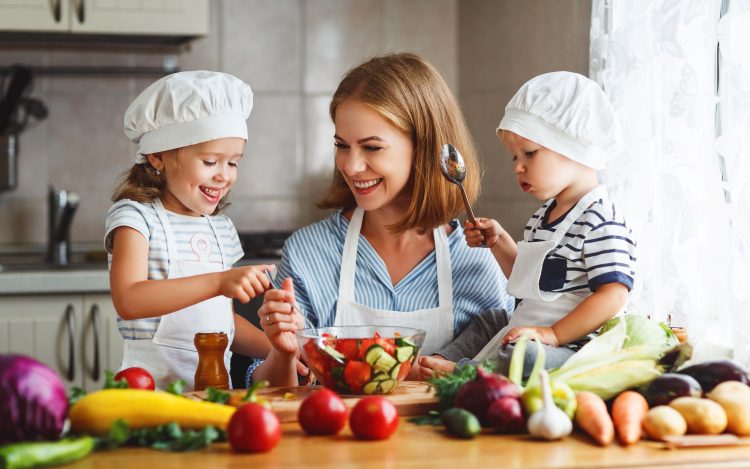 Cooking with Kids: How Can Simple, Safe Recipes Teach Nutrition and Create Joy?